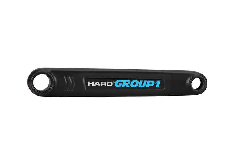 PALANCAS CRANKS BMX HARO LINEAGE GROUP 1 165MM NEGRO