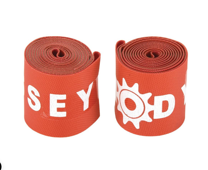 CORBATAS PARA RODADO 24" ODYSSEY LOGO PAR ROJO